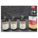 3- Gourmet Vanilla Extract 8oz each. Imitation