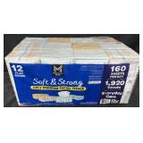 12- Flat Boxes of Soft & Strong Premium Facial