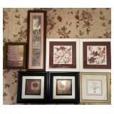7 framed wall art, 10ï¿½-25ï¿½ high