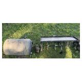 Lawn aerator & roller