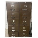 2 All-Steel 5-drawer file cabinets, 18ï¿½ x 28ï¿½ x