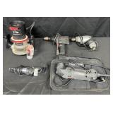 Craftsman router & Multi-tool, Dremel 200 rotary