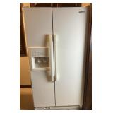 Whirlpool side-by-side refrigerator freezer, in