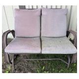 Outdoor glider, 47ï¿½ x 33ï¿½ x 35ï¿½ high