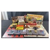 Grou of vintage games, toys, puzzles, Nintendo
