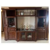5-piece entertainment center with slide out