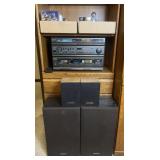 Panasonic stereo system with remote, 2 Pioneer