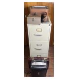 Royal Century typewriter, paper shredder, hole