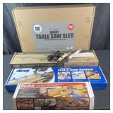 Dubby table saw sled, Clear-Cut TS Stock Guides,