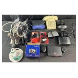 Group of electronics & cords, Olympus FE-4020