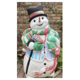 Snowman blow mold, 42ï¿½ high