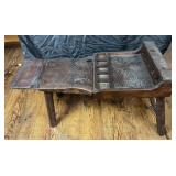 Antique Cobblerï¿½s bench, marked ï¿½1868 C.F Waymire