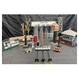 Group of train accessories