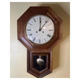 Emperor wall clock with key and pendulum, 16ï¿½ x
