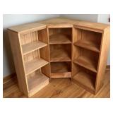 3-piece corner shelf, 33ï¿½ x 33ï¿½ x 35ï¿½ high