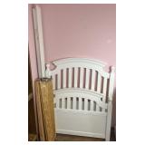 Twin all-Season slat bed, head/footboard, rails