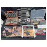 Group of woodworking tools, Porter Cable
