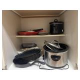 Contents of one upper and 1 lower kitchen