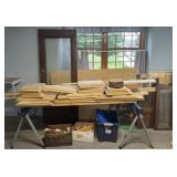 Vintage wood and glass door, cabinet doors,