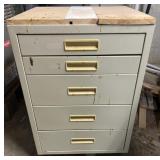 Metal tool cabinet filled with tools, l24ï¿½ x 22ï¿½