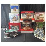 Group of decorative buildings & Carousel