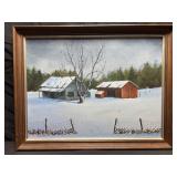 E.O. Watkins acrylic on canvas, 24ï¿½ x 18, signed