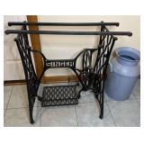 Antique Singer treadle sewing machine base &