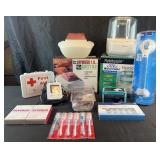 Group of personal care items, humidifier,