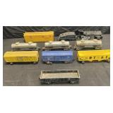 10 train cars, some need repairs