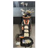 Ping Zing 2 golf clubs, bag, shoes, balls and