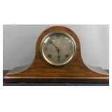 Antique Ansonia camelback mantle clock, metal