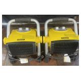 2 Stanley portable heaters