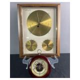 Vintage Atco barometer & Airguide weather station