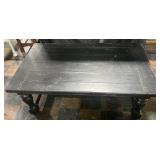 Court farmhouse style cocktail table, 48' x 28' x