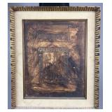 16' x 20' mixed-media on canvas depicting