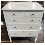 Cottage-style dresser with spindle legs, 5