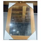 Framed wall mirror, 32' x 46'
