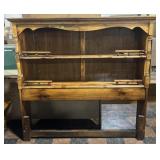 Queen headboard with shelves, 64' x 13' x 60'