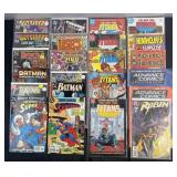 Group of comics, Superman, Batman, Outsiders, the