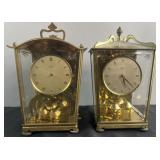 2 Aug. Schatz & Sohne shelf clocks, one missing