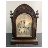 Vintage Herschede Gothic-style Westminster mantle