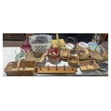 Collection of baskets & more