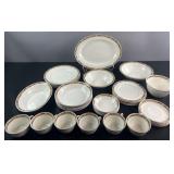 40 pc. Josnson Bros. English China