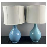 Two table lamps, 23' high