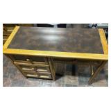 Wood Desk with 4 drawers 44'L x 18'W x 30'H