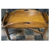 Vintage Statton Chippendale-style maple butler's