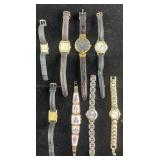 Group of 8 wristwatches