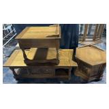 Mersman coffee table, storage end table and side