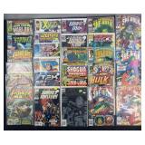 Group of vintage Marvel comics, the Avengers,