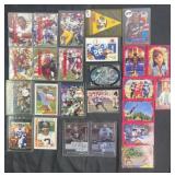 Group of collectable cards, football, hockey,